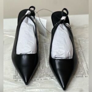 H&M Black Slingback Shoes